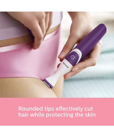 Philips BRT383/15 BikiniGenie Trimmer Purple Purple 1 Count ( Pack of 1) - Buy Online on GoSupps.com