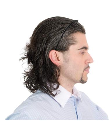 6 Pack Metal Hairbands for Men & Women - Unisex Elastic Headbands - Stylish Black Hair Accessories - Buy Online on GoSupps.com