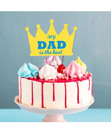 Neamou Dad Cupcake Toppers | Cake Cupcake Decorations - Cupcake Picks Cake Toppers Ake Cupcake Decorations Birthday Party Cake Decorations Toppers Picks - Buy Online on GoSupps.com