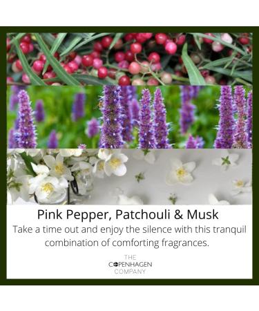 Luxury Pink Pepper Patchouli & Musk Scented Candle | 45 Hours Burn Time | Soy Candle Gift for Women by The Copenhagen Company - Buy Online on GoSupps.com