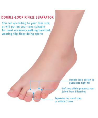 Toe Spreader Tool & Bunion Corrector - Pain Relief Gel Separator for Bunion Protection - Buy Online on GoSupps.com