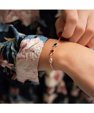 Bloom Boutique Custom Family Birthstone Bracelet - Personalize Your Own Unique Design - Buy Online on GoSupps.com