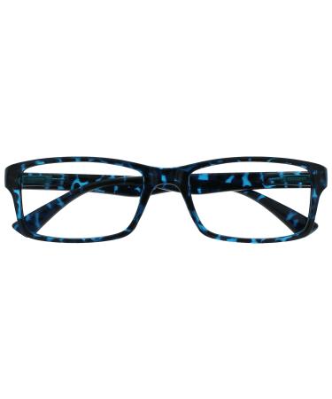 The Reading Glasses Company Blue Tortoiseshell Readers Designer Style Mens Womens UVR092BL +1.00 +1.00 Magnification (Pack of 1) Blue Tortoiseshell - Buy Online on GoSupps.com