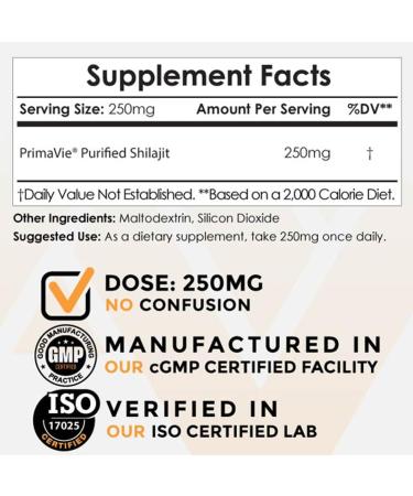 Nootropics Depot PrimaVie Shilajit Powder 60 Grams | Purified Extract | Ayurveda Supplement | Supports Mitochondrial Function + Boosts Endurance 2.12 Ounce (Pack of 1) - Buy Online on GoSupps.com