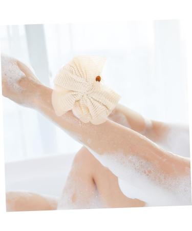 Beavorty 4 Pcs Exfoliating Bath Flower Towel & Shower Puff - Loofah Sponge & Bubble Ball for Smooth Skin | Ideal for Home & Spa - Buy Online on GoSupps.com