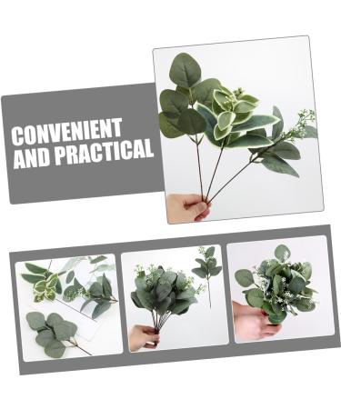 LIFKICH 24pcs Floral Arrangement Decor Artificial Eucalyptus Picks Artificial Eucalyptus Branch Faux Spray Eucalyptus Leaves Stems Greenery Stems Plant Decor Pu Christmas Leaf Branch As Shown 28.00X12.00X8.00CM - Buy Online on GoSupps.com
