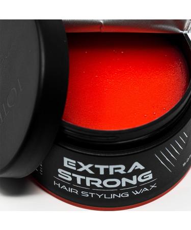 Totex Extra Strong Hair Wax - 150ml (2 Pack) | Maximum Control Shiny Look Deep Blue Fragrance - Perfect Hair Styling Solution - Buy Online on GoSupps.com