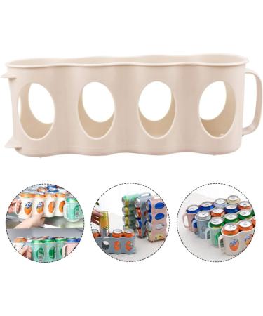 Zerodeko 2pcs 4 Bottle Organizer Refrigerator Organizer Hand Pull Type Organizer Beverage Can Cans 1 - Buy Online on GoSupps.com