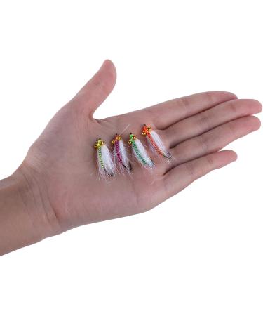 Goture Clouser Minnow Fly Fishing Range - Size 4#-14# - Perfect for Perch Trout & Panfish - International Shipping Available - Buy Online on GoSupps.com