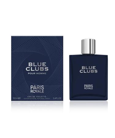 Blue Clubs Cologne for Men 3.4oz EDP by Paris Royale