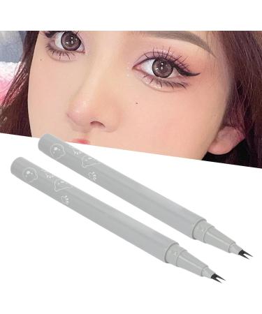 Bottom Eyelash Pen Quick Dry Long Lasting Fine Lines Smudge Proof 2 Double Tips Bottom Eyelash Pen for Daily Use - Buy Online on GoSupps.com