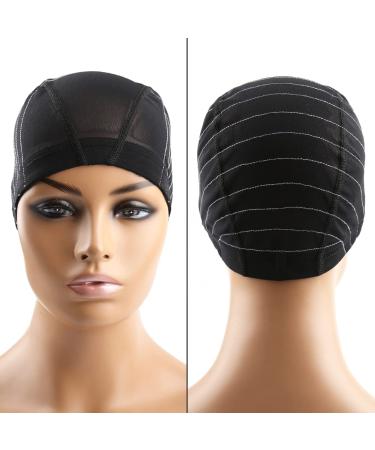 Shop Bella Hair Mesh Dome Wig Cap - Ideal for Beginners 5x5 Lace Closure Stretchable Black Hairnet with Guideline Map (Medium 21-22 - Buy Online on GoSupps.com