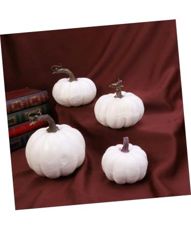 ifundom 6pcs Artificial White Halloween DIY Pumpkin Props Party Supplies Graffiti White Size 1 - Buy Online on GoSupps.com