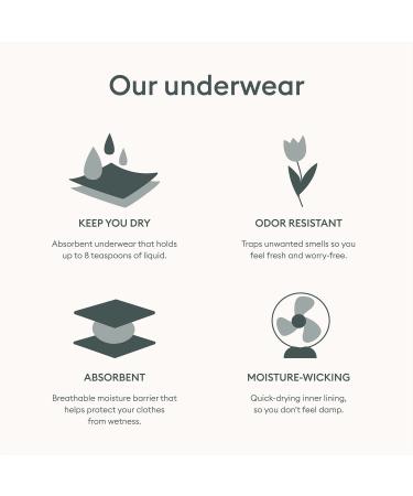 Speax by Thinx French Cut Women's Underwear | Bladder Leak Protection | Incontinence Underwear for Women | Moderate Absorbency | Beige X-Large - Buy Online on GoSupps.com
