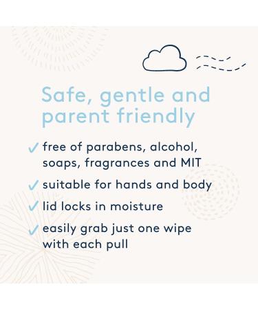 ABBY&FINN Natural Unscented Baby Wipes - Sensitive Water Based Diaper Wipes - 288 Total Wipes (4 Pop-Top Packs, 72 Count each) - Buy Online on GoSupps.com