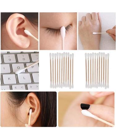 Cotton Swabs with Wooden Handles - 1000pcs Cotton Buds for Makeup Cleaning Arts & Crafts - Eco-Friendly Daily Home Use - Buy Online on GoSupps.com