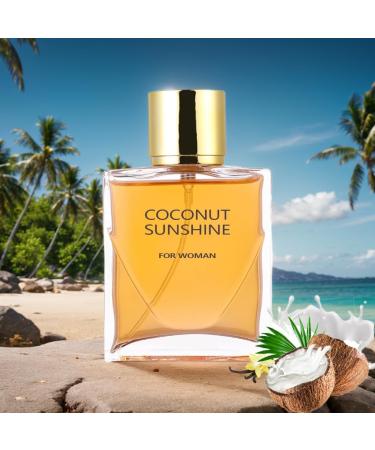 Coconut Sunshine Perfume Coconut Sunshine for Women Perfume Vanilla Flavor Eau de Toilette 60ml (1PCS) (1PACK)