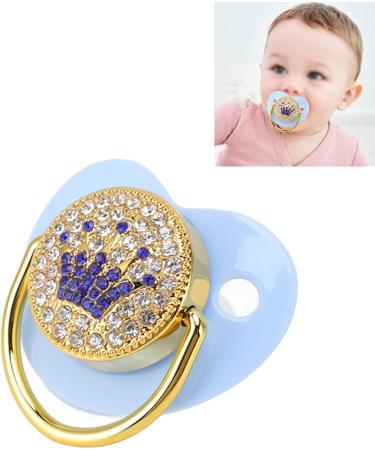 Ultra-Light Blue Baby Nipple for Newborns (6-18 Months) - Soft PP Silicone Round Edge Design - Buy Online on GoSupps.com