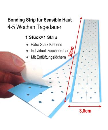 Walker Tape - 6 Bonding Strips for Extensions | Sensitive Skin Adhesive Tabs | 3.8x30cm - International Shipping Available - Buy Online on GoSupps.com