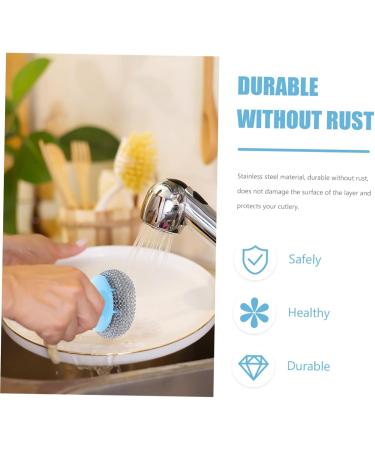 ABOOFAN 25 Sets Wire Brush Handle - Steel Wool Scrubber & Grill Utensils for Effective Cleaning | Household Tools & Cleaning Sponges - Buy Online on GoSupps.com