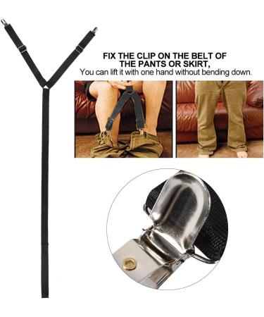 Yosoo Health Gear Pants for Disabled & Elderly - No Bending Trousers with Clip & Pull Belt - Comfortable Everyday Clothing - Buy Online on GoSupps.com