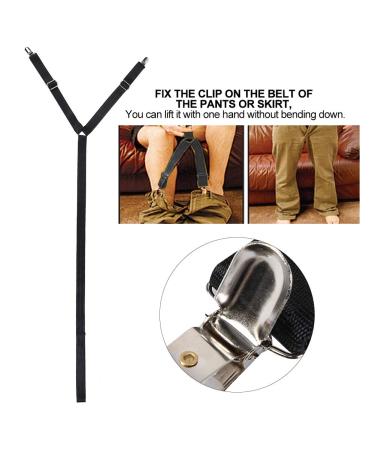 Adjustable Pants with Belts & Clips for Seniors | No-Bend Trouser Solution for Disabled Individuals - Buy Online on GoSupps.com