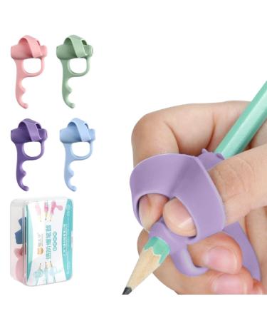 Pencil for children - grip for left -handed people 4 pieces pen writing aid grip attitude correction tool for children in preschooler children adult students with needs