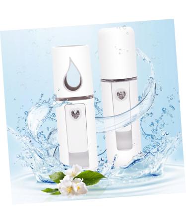 FOMIYES 2pcs Facial Spray Mist Cool Mist Sprayer Nano Facial Mister Handheld White Hydrating Instrument - Buy Online on GoSupps.com