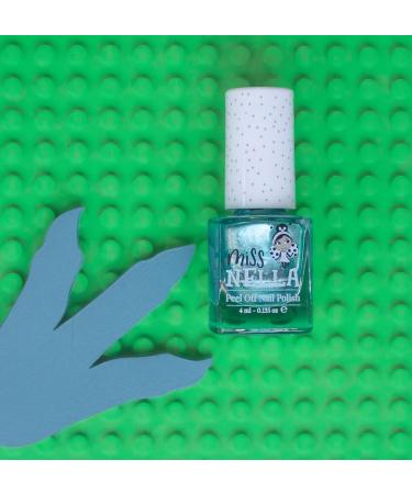 Miss Nella Dino-Refic Non-Toxic Kids Nail Polish - Green Peel-Off Water-Based Odorless | Safe & Fun for Children - Buy Online on GoSupps.com