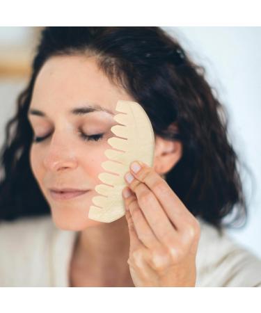 Nolitoy Jade Scalp Massage Comb - Wide Tooth Gua Sha Head Massager | Best Hair Accessories for Women & Girls - Buy Online on GoSupps.com