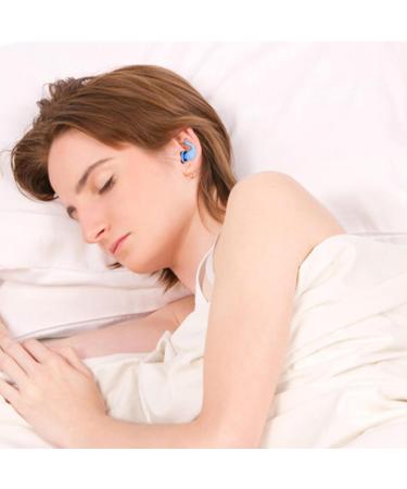 Noise Cancelling Ear Plugs | Noise Cancelling Waterproof Earplugs - Men & Women Ergonomic Earplugs Portable Ear Plugs with Carrying Case for Swimming Blue - Buy Online on GoSupps.com