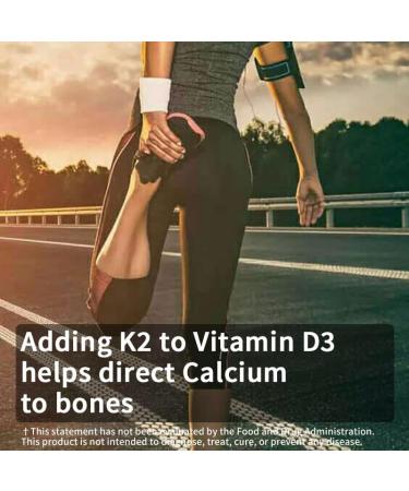 YOUTHVITA High Potency Vitamin D3 K2 Liquid Drops 10 000 IU D3 & 200 mcg K2 (MK-7) Immune Bone & Heart Support 30 Servings - Buy Online on GoSupps.com