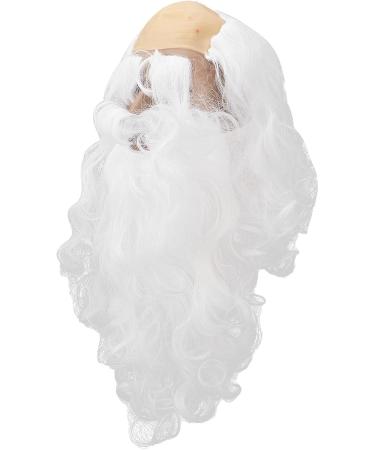 Ensemble perruque blanche barbe longue boucl e costume d'Halloween fausse moustache amusante faux moustaches sourcils nains blancs accessoires de f te de No l - Buy Online on GoSupps.com
