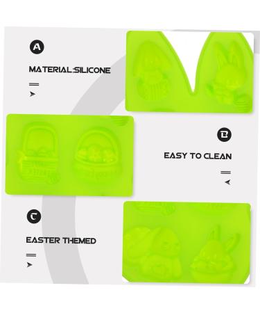 Zerodeko 2pcs Rabbit Head Silicone Mold Baking Supplies Silica Gel Biscuit - Buy Online on GoSupps.com