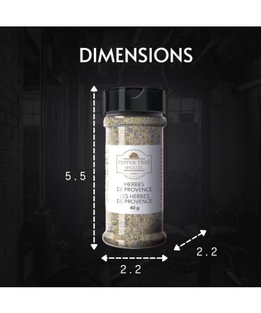 Herbes de Provence Traditional French Herb Blend with Lavender Salt and Sugar Free - Buy Online on GoSupps.com