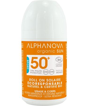 Alphanova Sun SPRF50-50 Adult Roll-On Sun Protection Very High Protection Pack of 2 - Buy Online on GoSupps.com