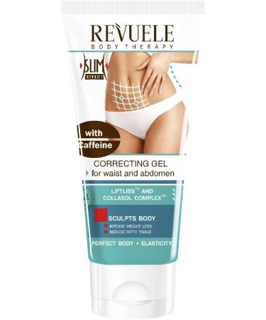 2x Revuele corrective gel for waist and abdomen with caffeine 200ml - Buy Online on GoSupps.com