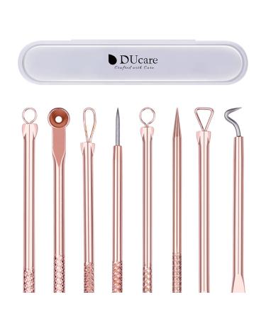 DUcare Blackhead Remover Comedone Extractor Acne Removal Kit for Blemish  4Pcs Professional Pimple Popper Tool Kit  Stainless Steel (Gold) - Buy Online on GoSupps.com