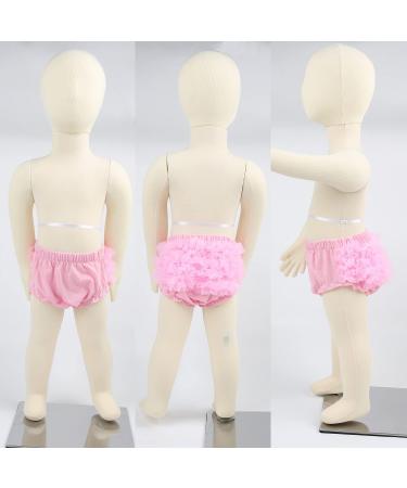 HOOLCHEAN Baby Infant Girls 2PCS Set Tulle Ruffle Bloomer 6-12 Months in Pink & Dusty Pink - Buy Online on GoSupps.com