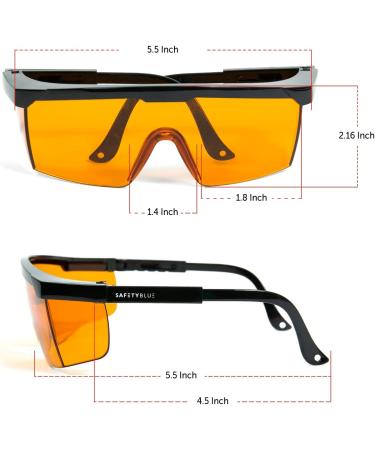 Sleep Enhancing Amber Glasses | Anti Blue & Green Light Blocking | Better Night Sleep & Eye Strain Relief for Men & Women - Buy Online on GoSupps.com