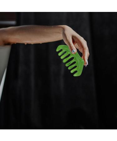 Clispeed Jade Gua Sha Comb Set - 2pcs Wide Tooth Manual Scalp Massager for Relaxation & Hair Care | International Shipping - Buy Online on GoSupps.com