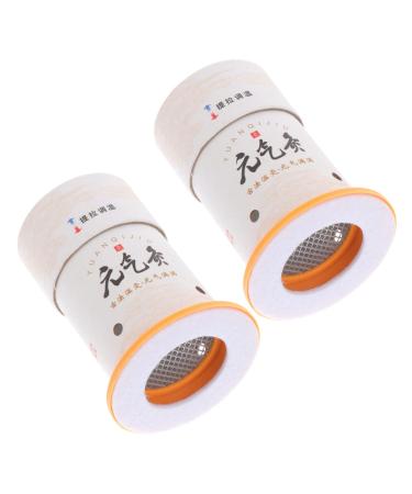 Frcolor 2st MOXIBUSITION-BOX MOXIBUSTIONBOX MOXA SCHUFELTIEL SCHOOL BOOKING MASSAGER CART MOXIBUSTION Brenner Personal Care Paper MoGiStion Sofen Moxibusion Device 8.5x5.3cm White