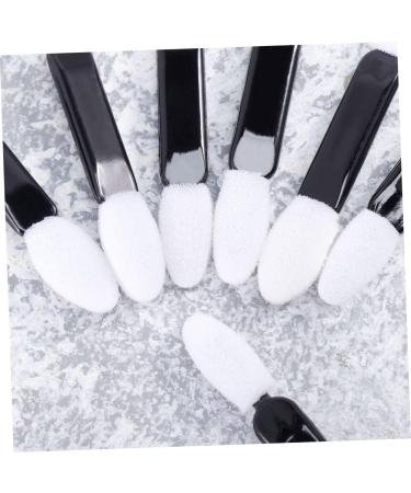 CIMAXIC 100pcs ladies suits EyeShadow Sponge Applicator eyeshadow brush kit Smudge brush Oval travel Patcher M White - Buy Online on GoSupps.com