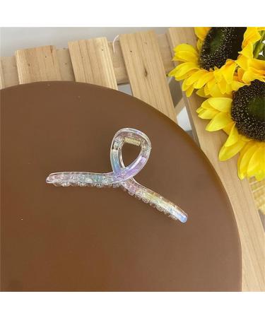 xbiez Elegant Hair Clips with Aurora Butterfly Hair Claw Clip Princess at Large Strong Hold Catch Barrettes Hair Styling Tool Colorful big butterf - Buy Online on GoSupps.com