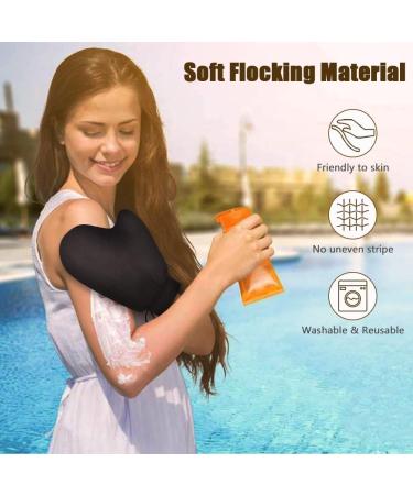 LOPHE Black Double Sided Self Tanning Mitt Applicator - Reusable Gloves for Self Tanners - Washable with Anti-slip Elastic Wrist - Ideal for Lotions, Mousses, and Creams - Buy Online on GoSupps.com