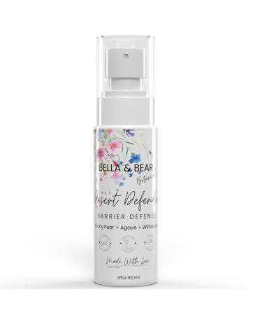 Bella & Bear - Desert Defender Barrier Defense Toner for All Skin Types - Hydrating & Clarifying Face Toner with Prickly Pear Agave Aloe & Willow Bark - Supports Skin Barrier Reduces Blemishes