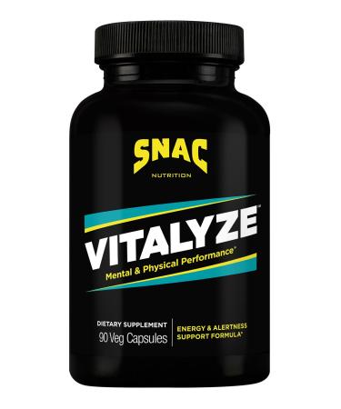 SNAC Vitalyze Mental Alertness and Physical Performance Energy Enhancer 90 Capsules