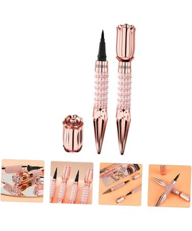 Mikinona 2pcs Liquid Eyeliner Eye Drawing Pencil Beautiful Eyeliner Plastic Cosmetic Tool Kit Woman - Buy Online on GoSupps.com