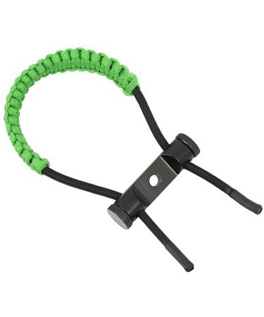 Archery Bow Wrist Sling, 550 Paracord Strap for Compound Bow & Recurve Green