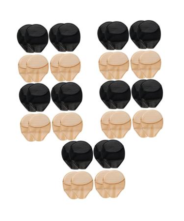 Beaupretty 20 Pairs Half Socks Half Foot Socks Washable Toe Socks Reusable Toe Socks Half Toe Socks Compact Metatarsal Pads Foot Pad Outdoor Toe Socks Women's Comfortable Cotton Ballet Socks